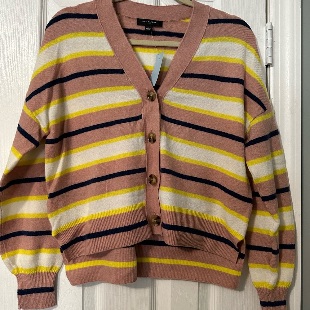 Ann Taylor button sweater